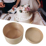 Maxbell Disposable Cake Container Take Away Box for Wedding Arrangements Anniversary 4inch