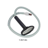 Maxbell Garment Steamer Guide Hose with Brush Anti Bending Soft Steam Tube Snaps on 135cm