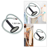 Maxbell Garment Steamer Guide Hose with Brush Anti Bending Soft Steam Tube Snaps on 135cm