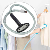 Maxbell Garment Steamer Guide Hose with Brush Anti Bending Soft Steam Tube Snaps on 160cm