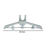 Maxbell Ironing Machine Hanger Garment Steamer Hanger for Steam Brush Hanging Nozzle Gray