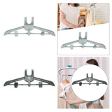 Maxbell Ironing Machine Hanger Garment Steamer Hanger for Steam Brush Hanging Nozzle Gray