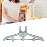 Maxbell Ironing Machine Hanger Garment Steamer Hanger for Steam Brush Hanging Nozzle Gray