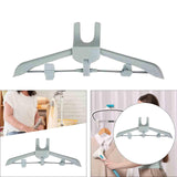 Maxbell Ironing Machine Hanger Garment Steamer Hanger for Steam Brush Hanging Nozzle Gray