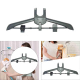 Maxbell Ironing Machine Hanger Garment Steamer Hanger for Steam Brush Hanging Nozzle Black