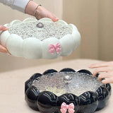 Maxbell Snack Platter Dried Fruit Storage Tray for Chinese New Year Wedding Desserts White