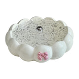 Maxbell Snack Platter Dried Fruit Storage Tray for Chinese New Year Wedding Desserts White