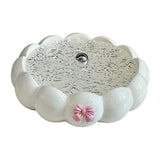 Maxbell Snack Platter Dried Fruit Storage Tray for Chinese New Year Wedding Desserts White