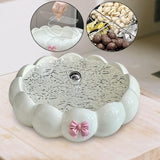 Maxbell Snack Platter Dried Fruit Storage Tray for Chinese New Year Wedding Desserts White