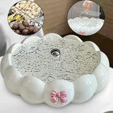 Maxbell Snack Platter Dried Fruit Storage Tray for Chinese New Year Wedding Desserts White