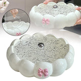 Maxbell Snack Platter Dried Fruit Storage Tray for Chinese New Year Wedding Desserts White