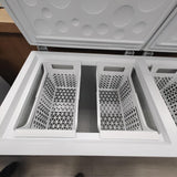 Maxbell 2xFreezer Storage Basket Organizer Bin Expandable for Apartment Farmhouse Home