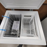 Maxbell 2xFreezer Storage Basket Organizer Bin Expandable for Apartment Farmhouse Home
