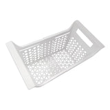 Maxbell 2xFreezer Storage Basket Organizer Bin Expandable for Apartment Farmhouse Home