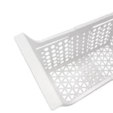 Maxbell 2xFreezer Storage Basket Organizer Bin Expandable for Apartment Farmhouse Home