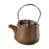 Maxbell 200ml Ceramic Teapot Tea Pot with Tea Strainer Holes for Home Hiking Outdoor brown