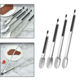 Maxbell BBQ Tongs Tweezer Hanging Serving Tongs Pastry Clamp Barbecue Grilling Tongs 9 inch
