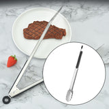 Maxbell BBQ Tongs Tweezer Hanging Serving Tongs Pastry Clamp Barbecue Grilling Tongs 14 inch