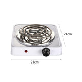Maxbell Portable Electric Coil Burner with Indicator Lights Practical Burner Cooktop Single 1000W White