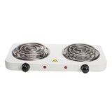 Maxbell Portable Electric Coil Burner with Indicator Lights Practical Burner Cooktop Double 2000W White