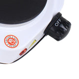 Maxbell Electric Heater Cooktop Single Burner Kitchen Cooktop for Indoor Car Camping Single 500W White