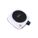 Maxbell Electric Heater Cooktop Single Burner Kitchen Cooktop for Indoor Car Camping Single 500W White