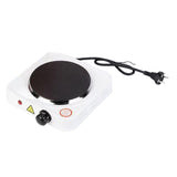 Maxbell Electric Heater Cooktop Single Burner Kitchen Cooktop for Indoor Car Camping Single 1000W White