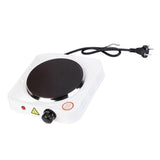 Maxbell Electric Heater Cooktop Single Burner Kitchen Cooktop for Indoor Car Camping Single 1000W White