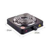 Maxbell Portable Electric Coil Burner with Indicator Lights Practical Burner Cooktop Single1000W Black