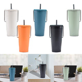 Maxbell Stainless Steel Insulated Cup Practical Tea Coffee Mug for Travel Office Bar White