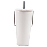 Maxbell Stainless Steel Insulated Cup Practical Tea Coffee Mug for Travel Office Bar White