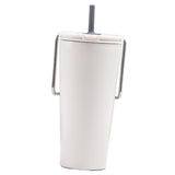Maxbell Stainless Steel Insulated Cup Practical Tea Coffee Mug for Travel Office Bar White