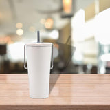 Maxbell Stainless Steel Insulated Cup Practical Tea Coffee Mug for Travel Office Bar White