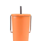 Maxbell Stainless Steel Insulated Cup Practical Tea Coffee Mug for Travel Office Bar Orange