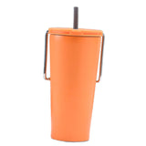 Maxbell Stainless Steel Insulated Cup Practical Tea Coffee Mug for Travel Office Bar Orange