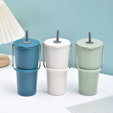 Maxbell Stainless Steel Insulated Cup Practical Tea Coffee Mug for Travel Office Bar Blue