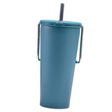 Maxbell Stainless Steel Insulated Cup Practical Tea Coffee Mug for Travel Office Bar Blue