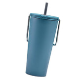 Maxbell Stainless Steel Insulated Cup Practical Tea Coffee Mug for Travel Office Bar Blue