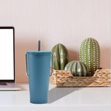 Maxbell Stainless Steel Insulated Cup Practical Tea Coffee Mug for Travel Office Bar Blue