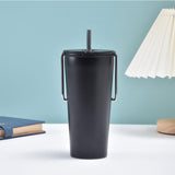 Maxbell Stainless Steel Insulated Cup Practical Tea Coffee Mug for Travel Office Bar Black