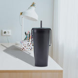 Maxbell Stainless Steel Insulated Cup Practical Tea Coffee Mug for Travel Office Bar Black