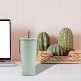 Maxbell Stainless Steel Insulated Cup Practical Tea Coffee Mug for Travel Office Bar Green