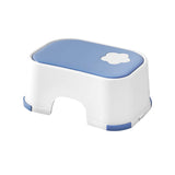 Maxbell Shower Stool Lightweight Non Slip Kids Step Stool for Bedroom Playroom Decor Blue