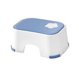 Maxbell Shower Stool Lightweight Non Slip Kids Step Stool for Bedroom Playroom Decor Blue