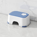 Maxbell Shower Stool Lightweight Non Slip Kids Step Stool for Bedroom Playroom Decor Blue