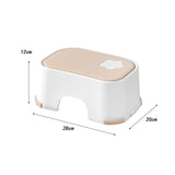 Maxbell Shower Stool Lightweight Non Slip Kids Step Stool for Bedroom Playroom Decor Pink