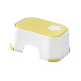 Maxbell Shower Stool Lightweight Non Slip Kids Step Stool for Bedroom Playroom Decor Yellow