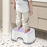 Maxbell Shower Stool Lightweight Non Slip Kids Step Stool for Bedroom Playroom Decor Violet