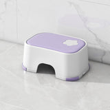 Maxbell Shower Stool Lightweight Non Slip Kids Step Stool for Bedroom Playroom Decor Violet
