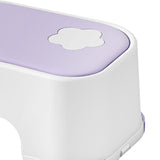 Maxbell Shower Stool Lightweight Non Slip Kids Step Stool for Bedroom Playroom Decor Violet